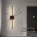 Axyaa LED Makeup Wall Lamp Black Gold Remote Control Indoor Lights