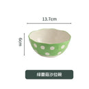 Axyaa Western Pasta Plate Set with Ceramic Coffee Cup, Lid, and Salad Bowl
