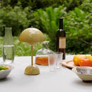 Axyaa Modern Mushroom LED Table Lamps for Bedroom, Bar, and Office