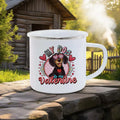 Axyaa Couple Bear Enamel Mug - Valentine's Coffee Cup Gift