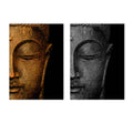 Axyaa Buddha Abstract Canvas Painting Modern Art Print for Home Decor