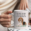 Every Meal & Every Bite Beagle Birthday Christmas Mugs | Axyaa White Ceramic 11 oz