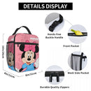 Axyaa Minnie Mouse Lunch Bag: Insulated Food Storage Cooler Box for Picnic