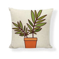 Axyaa Floral Linen Pillowcase 45*45cm for Home & Office Decor