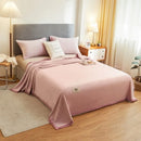 Axyaa Cloud Mink Blanket - Solid Color Fleece Nap Blanket with Simple Hemming