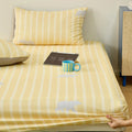 Axyaa Cotton Fitted Sheet, Fashion Stripe Design, Skin-Friendly, 180*200*30cm