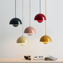 Axyaa Flower Pendant Light: Stylish Colorful Lamp for Dining Room and Coffee Shop