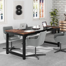 Axyaa Modern Large Office Computer Desk | Study Writing Workstation for Home Office