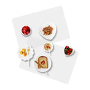Axyaa Clear Plastic Placemats - Set of 10 for Dining, Kitchen, Office, Painting Table & More