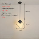 Axyaa Nordic Brass LED Pendant Chandelier Cozy Modern Bedroom Light Fixtures