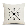 Axyaa Nordic Decorative Cushion Covers in Black & White for Sofa, Bed, Party