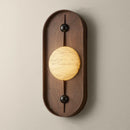 Axyaa Marble Wall Light Coffee Metal, Warm White Sconce for Home Decor