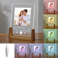 Axyaa Custom Portrait Music Night Light with Song - Romantic Anniversary Gift