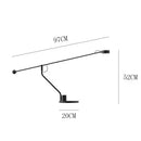 Axyaa Adjustable Rocker Desk Lamp | Modern Italian Design Reading Light