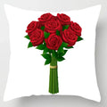 Axyaa Red Roses Square Large Pillow Cases High Quality Thick Covers