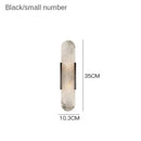 Axyaa Marble Wall Lamp: Modern LED Lighting Fixtures for Bedroom, Study, and Hotel