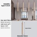 Axyaa Yellow Travertine LED Pendant Lamp - Modern Cave Stone Chandelier