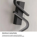 Axyaa LED Wall Lamps Minimalist Indoor Sconce Lighting for Living Room, Bedroom