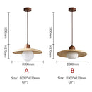Axyaa Bamboo LED Pendant Chandelier - Modern Wabi Sabi Design for Home and Restaurant