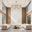 Axyaa Nordic Mocha Pendant Lights: Modern Molecular Design for Luxury Decor