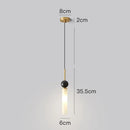 Copper Bedroom Dining Room Pendant Light by Axyaa - Elegant Chandelier for Room Decor
