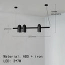 Axyaa U-shaped Tube Chandelier: Modern Scandinavian Pendant Light