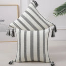 Axyaa Striped Luxury Cushion Cover 45x45cm 50x50, Decorative Throw Pillowcase for Home