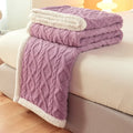 Axyaa Flannel Double-sided Blanket for Winter, Soft Polyester, Various Sizes