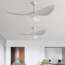 Axyaa Black White Ceiling Fan with Remote 6 Speed for Living Room