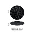 Axyaa Ceramic Pleated Western Dessert Salad Plate Set