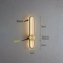 Axyaa Nordic LED Wall Lamp for Bedroom Living Room Foyer Dining Minimalist Modern