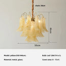 Axyaa Luxury Glass Pendant Lights - Colorful E14 Hanging Lamp for Living Room