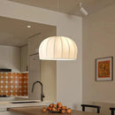 Axyaa Silk Cocoon Pendant Light: Nordic Wabi-sabi Japanese Chandelier