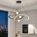 Axyaa Modern LED Pendant Chandeliers for Living Room and Dining Room
