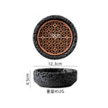 Axyaa Meteorite Ball Plate: Japanese Style Round Tableware Separator for Creative Dining