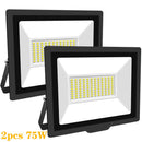 Axyaa LED Flood Light 110V 220V IP66 Outdoor Lighting for Street Garden Wall