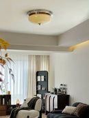 Axyaa Modern Glass Ceiling Lamps for Bedroom, Living Room, Study - Art Deco Design