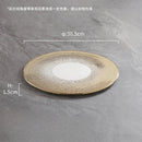 Axyaa Ceramic Steak Tray Plate for Western Cuisine & Sushi at Restaurants