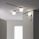 Axyaa Glass Ball Wall Lights for Home Bedroom Decor