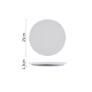 Axyaa Irregular Texture Ceramic Flat Plate for Restaurant and Molecular Cuisine
