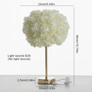 Axyaa Rose Table Lamp: Modern, Elegant, Bedroom Bedside Light for Romantic Atmosphere