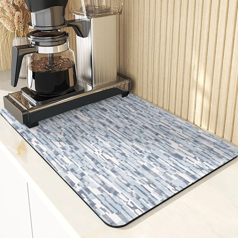 Axyaa Stripe Coasters: Stylish Non-Slip Table Mat & Absorbent Placemat