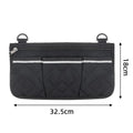 Axyaa Wheelchair Armrest Storage Bag - Large Capacity Organizer