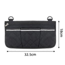 Axyaa Wheelchair Armrest Storage Bag - Large Capacity Organizer