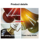 Axyaa Glass Skirt LED Desk Lamp - Retro Colored, Creative Bedroom Bedside Light