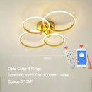 Axyaa LED Ceiling Chandelier Modern Living Room Bedroom Lighting Fixtures