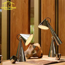 Axyaa Nordic Conical Portable Table Lamp with USB Charging for Study Living Room Bedroom