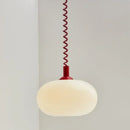 Axyaa Minimalist Glass Pendant Lamp for Living Room, Kitchen, Bedroom
