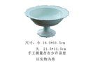 Axyaa Retro Ceramic Fruit Tray with High Legs | Dim Sum Restaurant Decor
