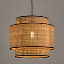 Axya Rattan Bamboo Chandelier Handmade Nordic Pendant Lamp